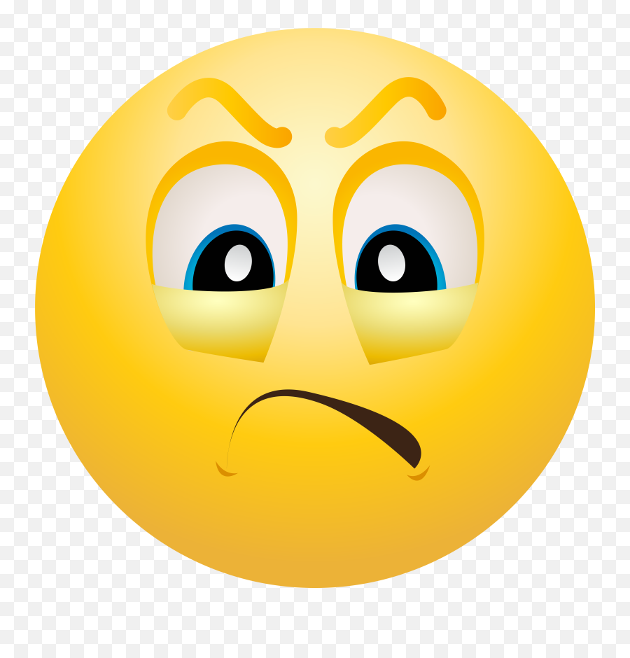 Annoyed Face Angry Emoticon Emoji Png - Angry Emotions Clip Art,Anger Clipart