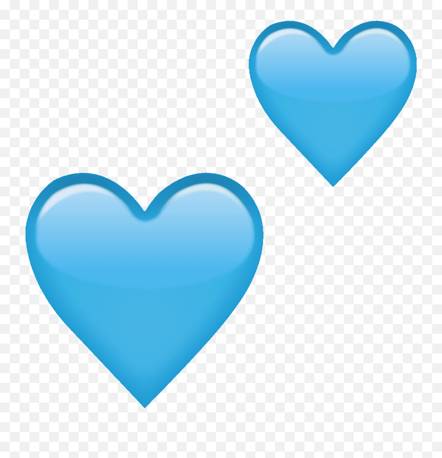 Heart Emoji Blueheart Blue Heartemoji - Blue Heart Png Transparent Background,Transparent Heart Emojis