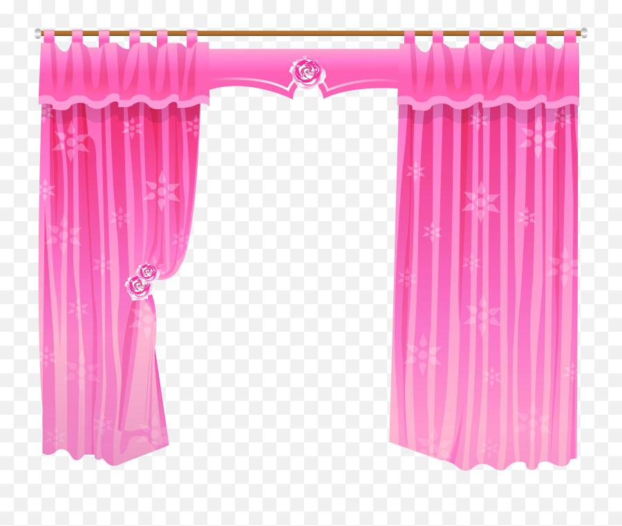 Picture Curtain Png - Pink Curtain Clipart Full Size Png Pink Curtains Png Emoji,Curtain Png