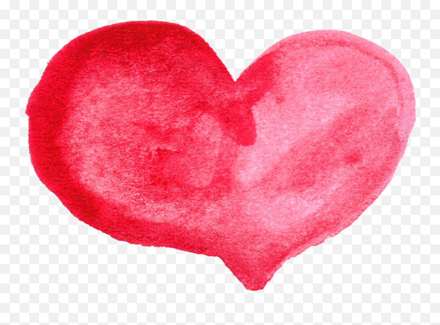 Watercolor Heart Png Images Download - Transparent Background Watercolor Heart Png Emoji,Watercolor Heart Png