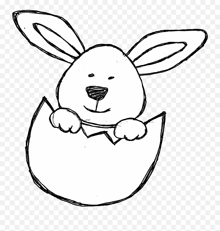 Doodles Clip Art Set Of Bunnies Baby Chicks Ducks - Baby Doodles Png Emoji,Doodle Clipart