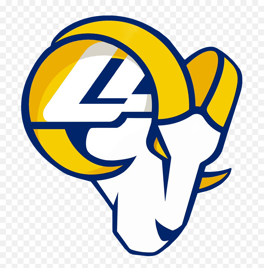 Compact Version Of The Head Logo - La Rams Logo Head Emoji,La Rams Logo