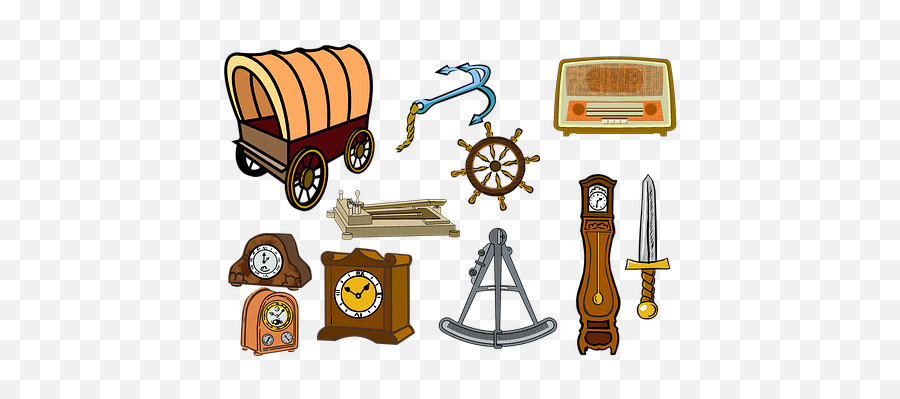 Free Wagon Carriage Illustrations - Antique Emoji,Wagons Clipart