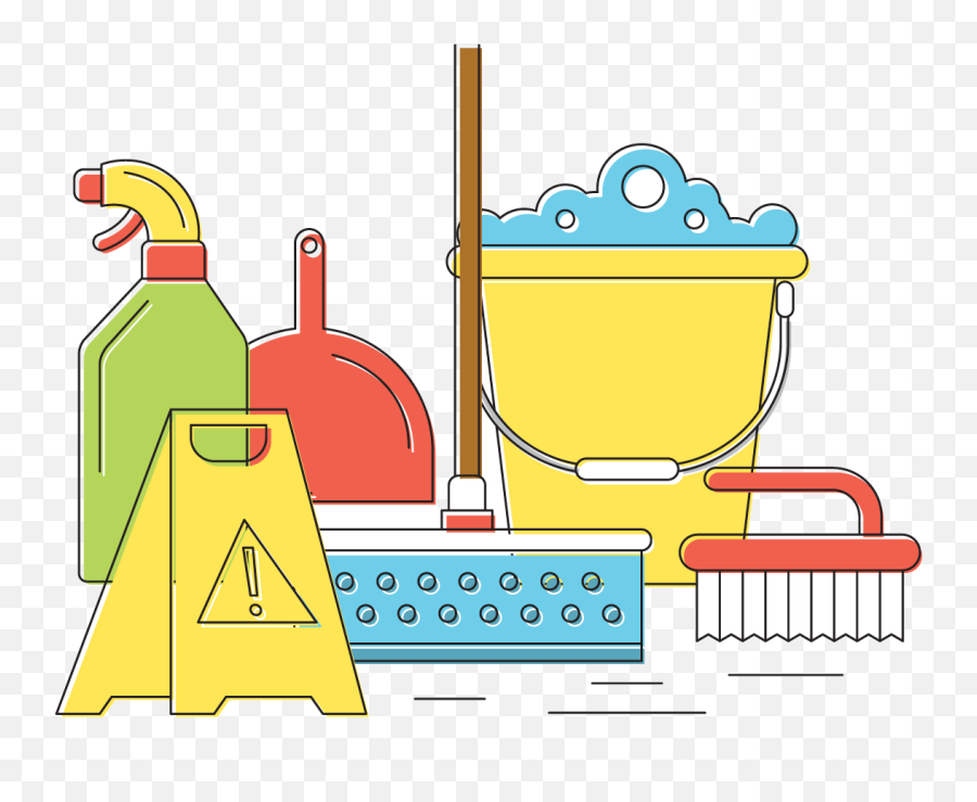 Clean Clipart Housekeeping Tool Clean - Cleaning Tools Clipart Emoji,Cleaning Clipart