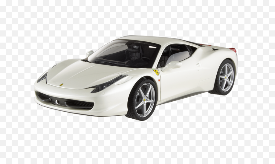 White Ferrari Car Png Image - Ferrari White Png Emoji,White Background Png