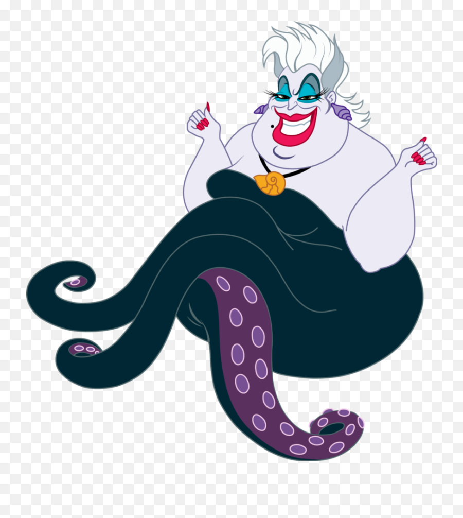 Little Mermaid Ursula Clipart Emoji,Evil Clipart