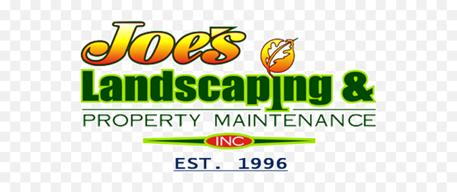 Joes Landscaping Property Maintenance Emoji,Landscaper Logo