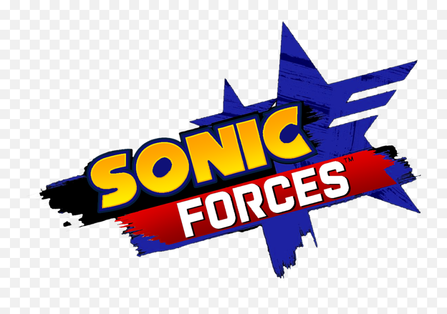 Sonic Forces Logo In The Style Of The - Sonic Logo Emoji,Sonic Logo