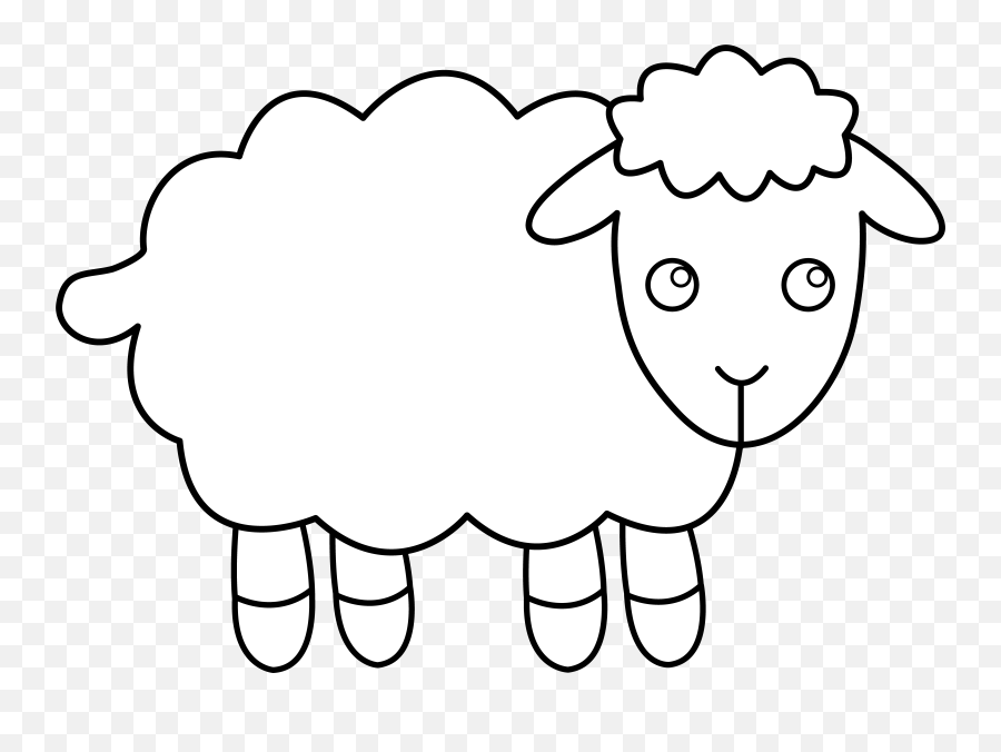 Library Of Baby Farm Animals Vector - Lamb Clip Art Black And White Emoji,Farm Animals Clipart