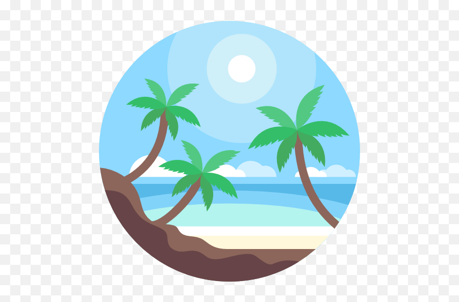Beach Png Transparent Images - Beach Icon Emoji,Beach Png