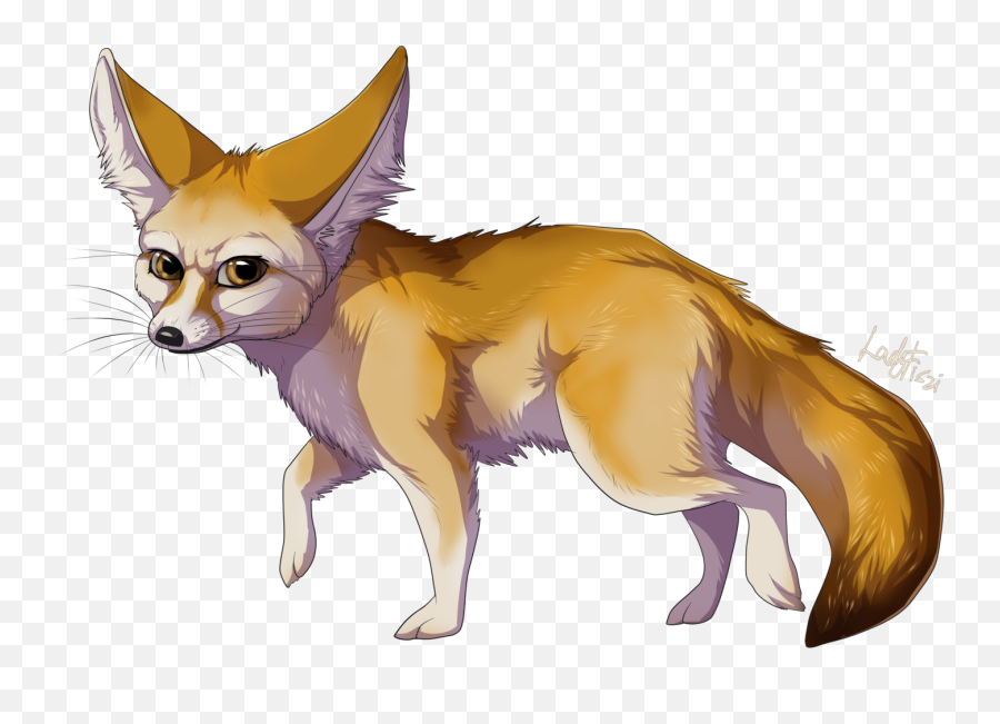 Fennec Fox Png Transparent Images - Cartoon Fennec Fox Clipart Emoji,Fox Png