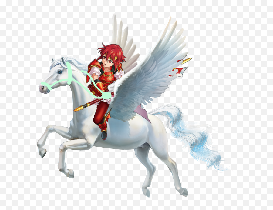 Minerva The Young But Fearlessly Formidable Pegasus Knight Emoji,Pegasus Clipart