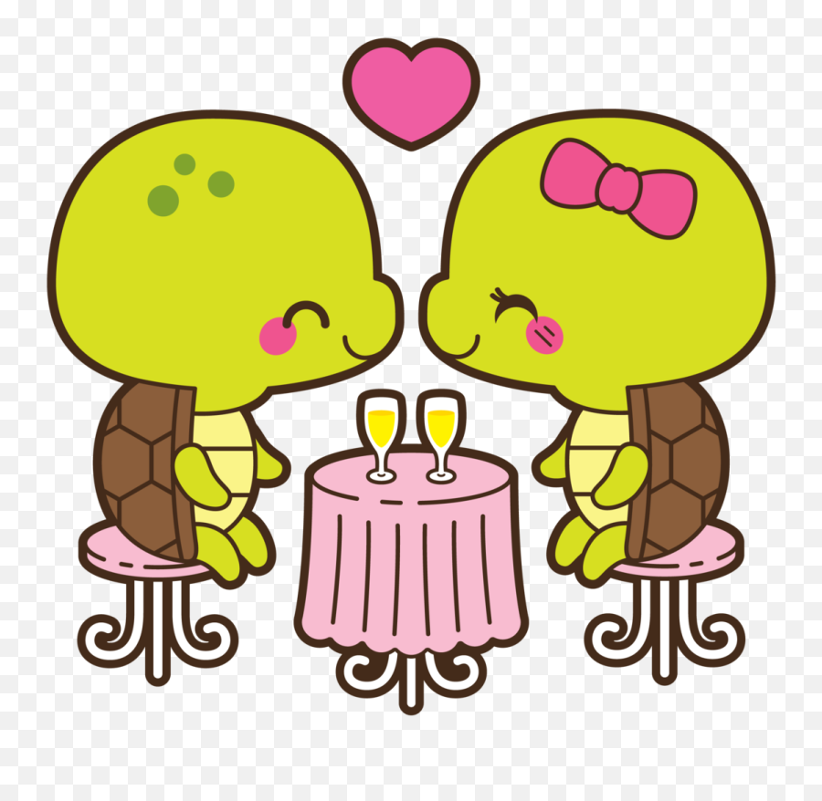 Happy Turtle Love Clipart - Full Size Clipart 2981532 Emoji,Cute Turtle Clipart
