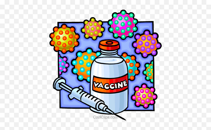 Vaccine And Syringe Royalty Free Vector - Vaccine Clipart Emoji,Syringe Clipart