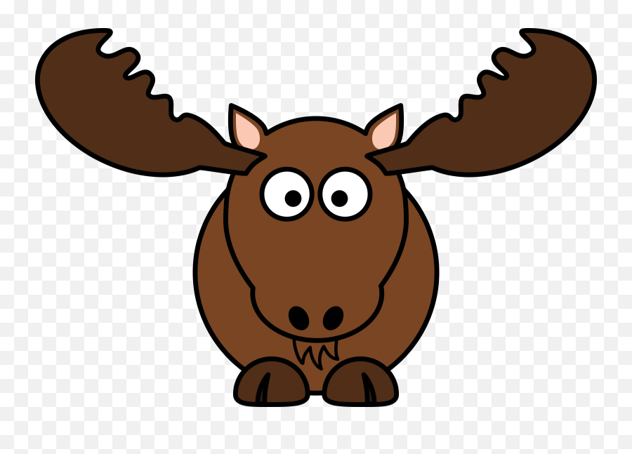 300 Free Deer U0026 Reindeer Vectors - Pixabay Cartoon Moose Emoji,Deer Head Clipart