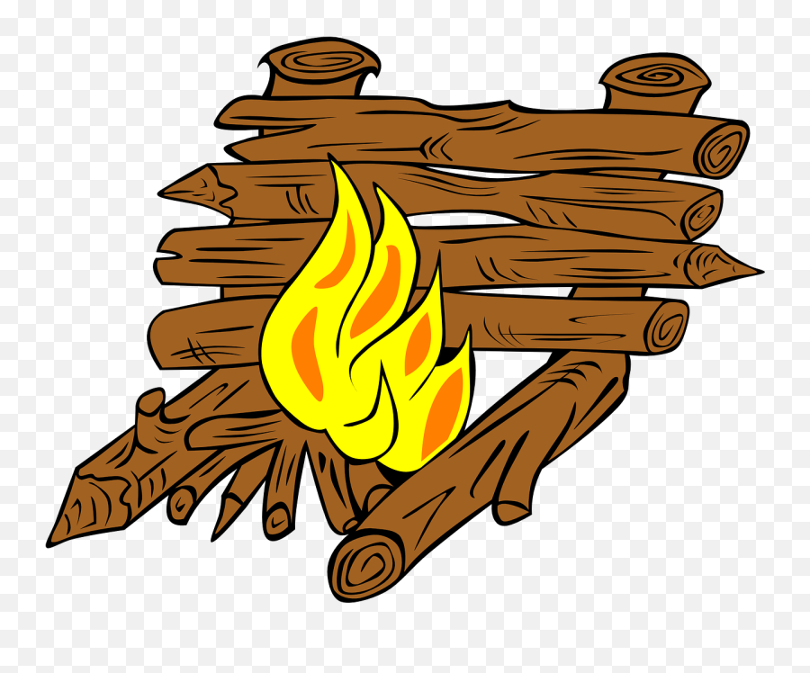 Campfire Campfires Fire Outdoor - Free Vector Graphic On Pixabay Reflector Fire Emoji,Campfire Png