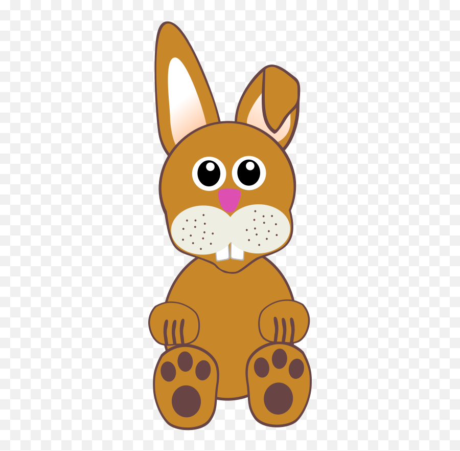 Library Of Sitting Bunny Banner Royalty Free Download Png - Cartoon Rabbit Face Emoji,Bunny Clipart