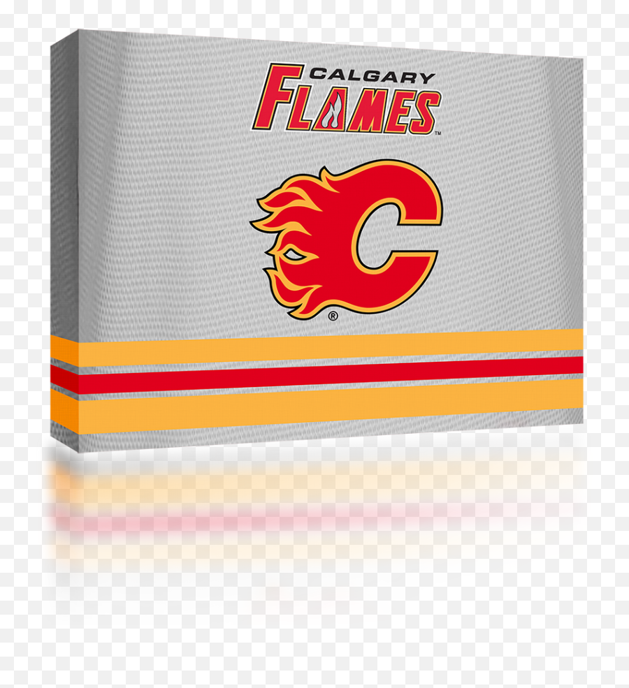 Download Calgary Flames Logo - Horizontal Emoji,Flames Logo
