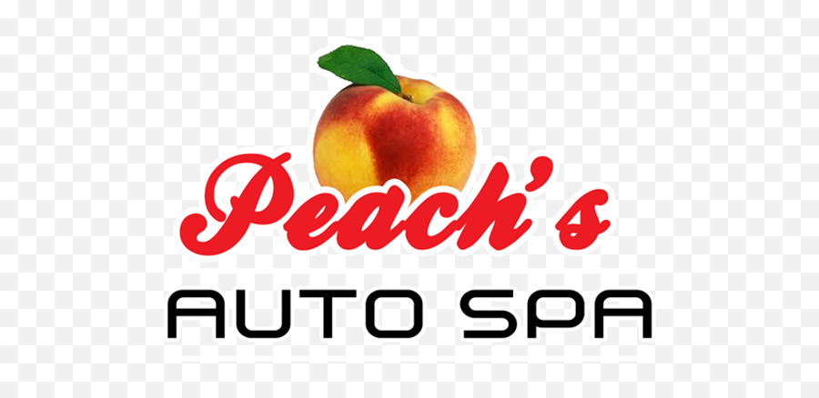 Peachs Auto Spa Emoji,Peach Logo