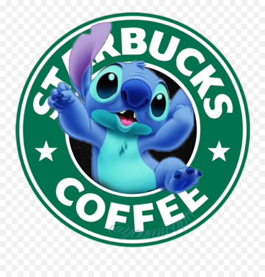 Stitch Disney Logo Starbrush Sticker By Youmicap11 - Disney Logo With Stitch Emoji,Stitch Logo