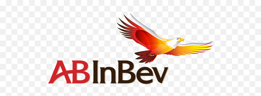 Download Hd Gertrude Anheuser - Busch Ab Inbev Logo On White Anheuser Busch Inbev Company Logo Emoji,Busch Logo