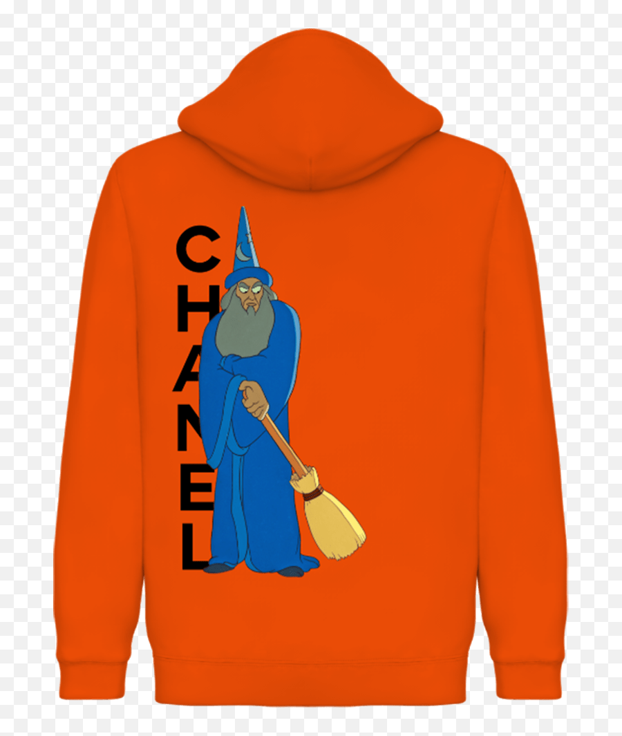 Yen Sid Chanel Pullover Hoodie Orange - Hooded Emoji,Chanel Logo T-shirt