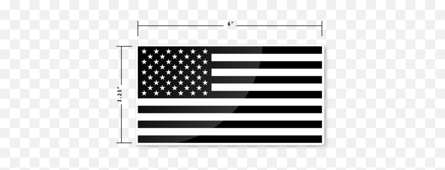 Reflective 6 - Transparent American Flag Decal Emoji,White Flag Png