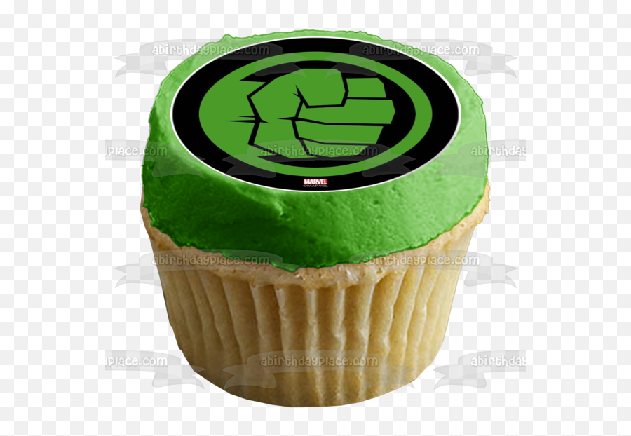 Marvel Comics Hulk Logo Fist Smash - Cupcake De King Kong Emoji,Hulk Logo