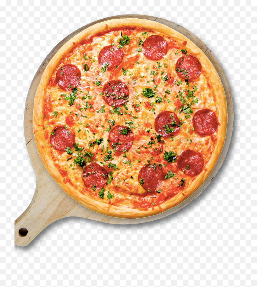 Download Cuisine Calzone Pizza Pepperoni European Italian - Pizza With Wood Pan Emoji,Pepperoni Png