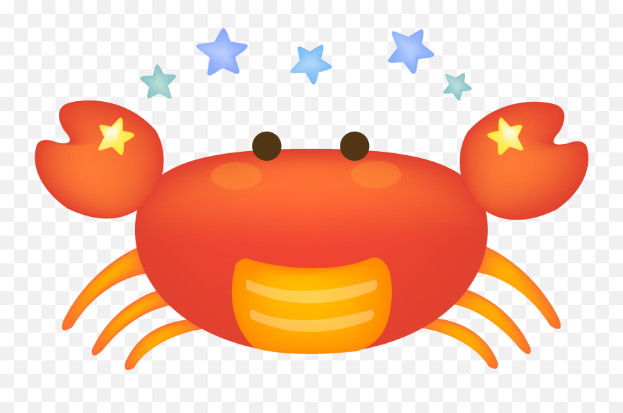 Seafood Clipart Crab Walk - Cartoon Png Download Full Crab Walk Clipart Cute Emoji,Seafood Clipart