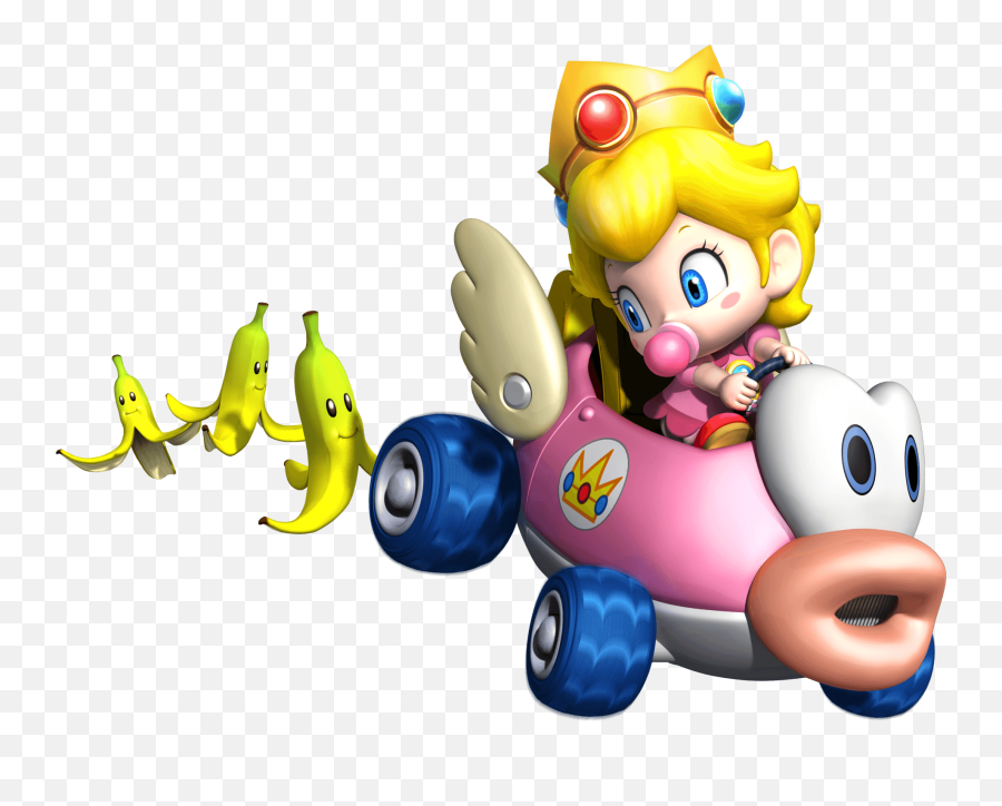 Mario Kart Wii Baby Peach Cheep Charger Mario Kart Wii - Baby Peach Kart Emoji,Mario Kart Transparent