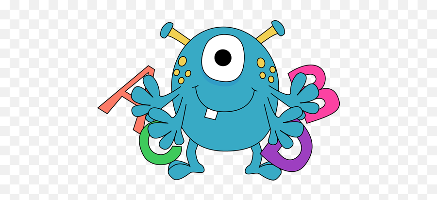 Alphabet Monster Clipart - Alphabet Monster Clipart Emoji,Monster Clipart