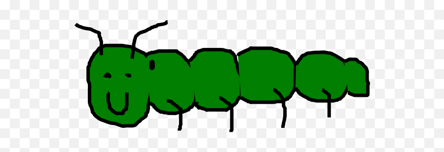 Green Caterpillar Clip Art At Clkercom - Vector Clip Art Caterpillar Clipart Clker Emoji,Caterpillar Clipart