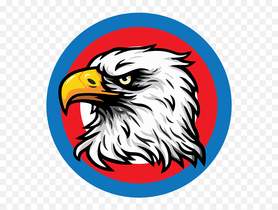 America Eagle Face Fourth Of July Patriot Gift Hand Towel - Bald Eagle Logo Emoji,God Bless America Clipart
