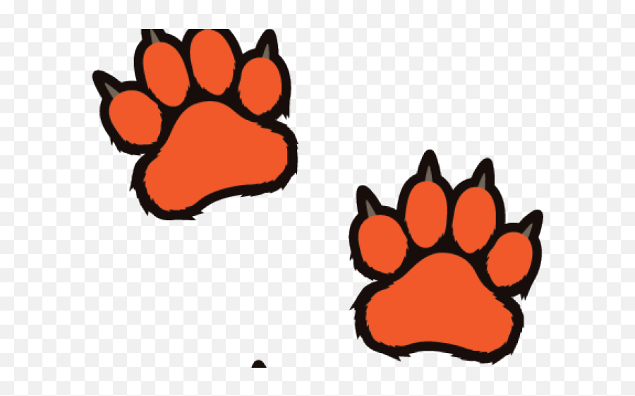 Saying Clipart Paw Print - Clip Art Tiger Paws Png Tiger Paw Print Emoji,Tiger Paw Clipart