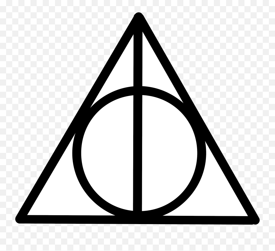 Deathly Hallows - Deathly Hallows Symbol Emoji,Harry Potter Logo