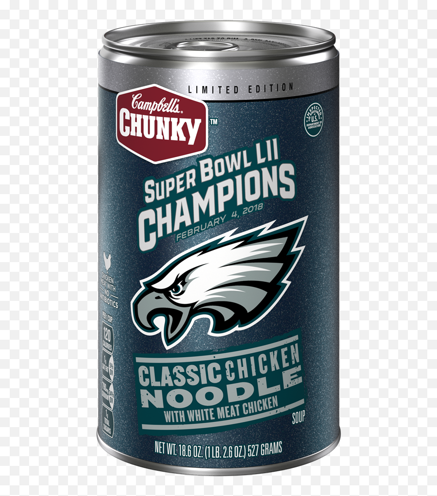Campbellu0027s Releases Eagles Super Bowl Championship Soup Cans Emoji,Eagles Super Bowl Logo