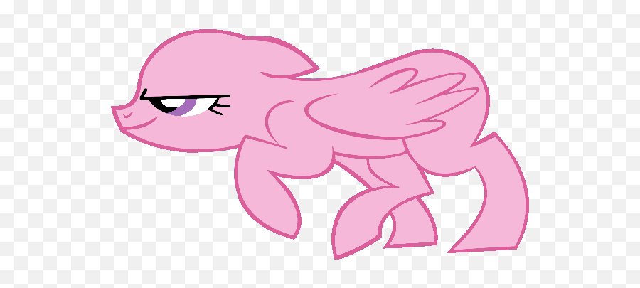 Mlp Sneaky Pegasus Base By Magzthealicorn - Mlp Pink Pegasus Emoji,Pegasus Clipart