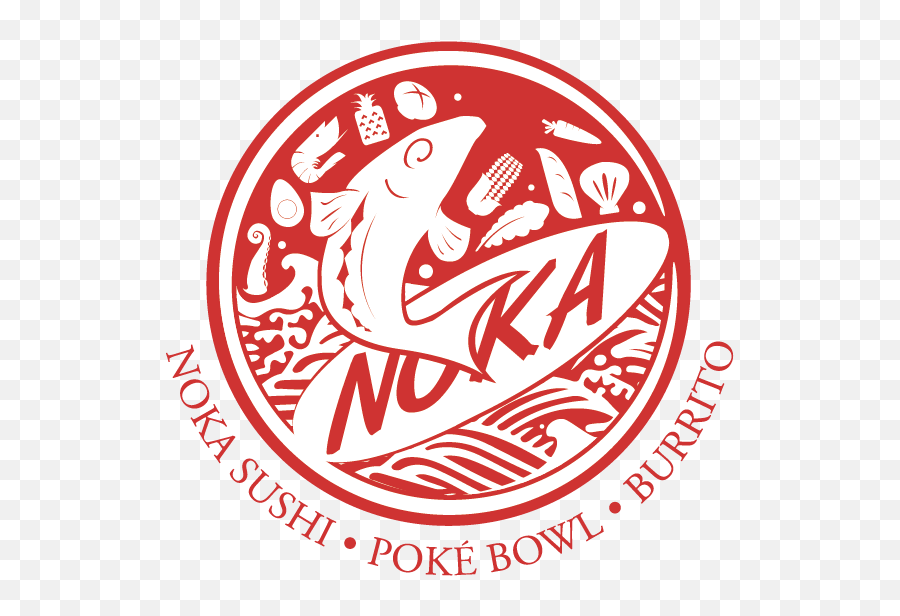Copyright Noka Sushi Poke Bowl U0026 Sushi Burrito - Sushi Emoji,Burrito Logo
