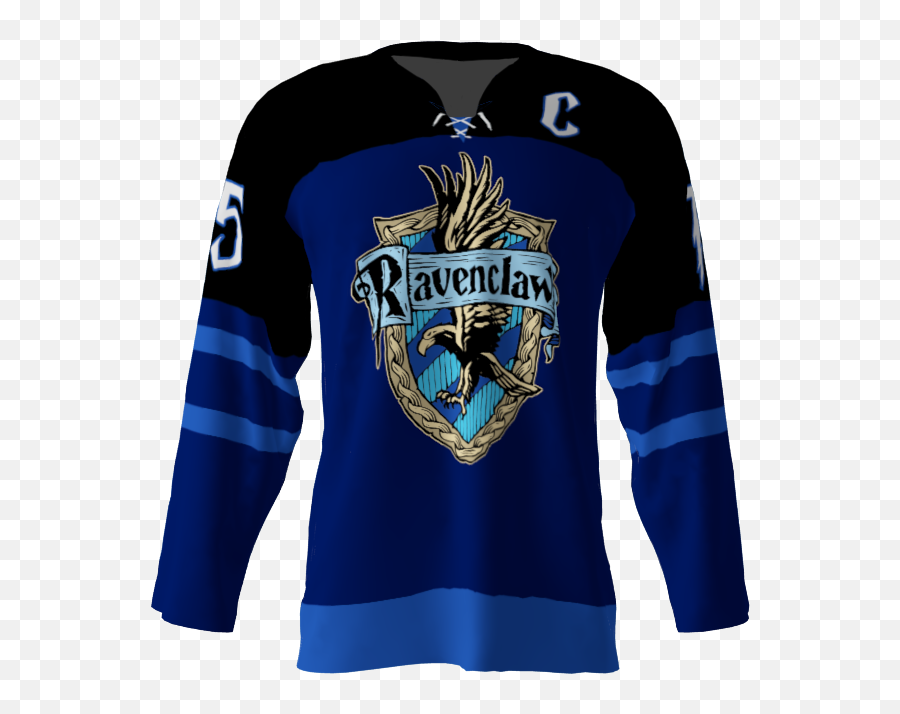 Ravenclaw Hockey Jersey - Long Sleeve Emoji,Ravenclaw Logo