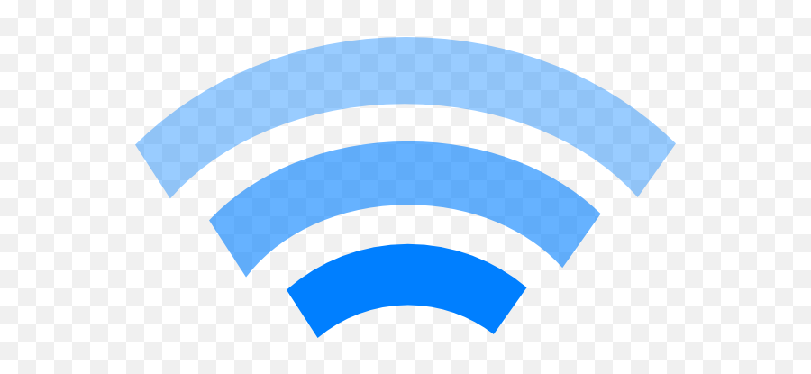 Download Hd Wave Clipart Wifi - Wifi Waves Blue Transparent Wifi Wave Sign Png Emoji,Wave Clipart