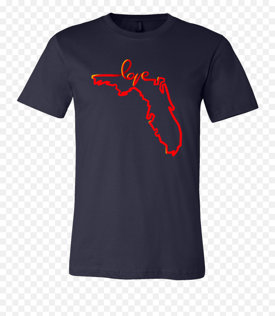Love Florida State Map Outline Souvenir Gift T - Shirt Birthday T Shirt Design For Girlfriend Emoji,Florida Outline Png