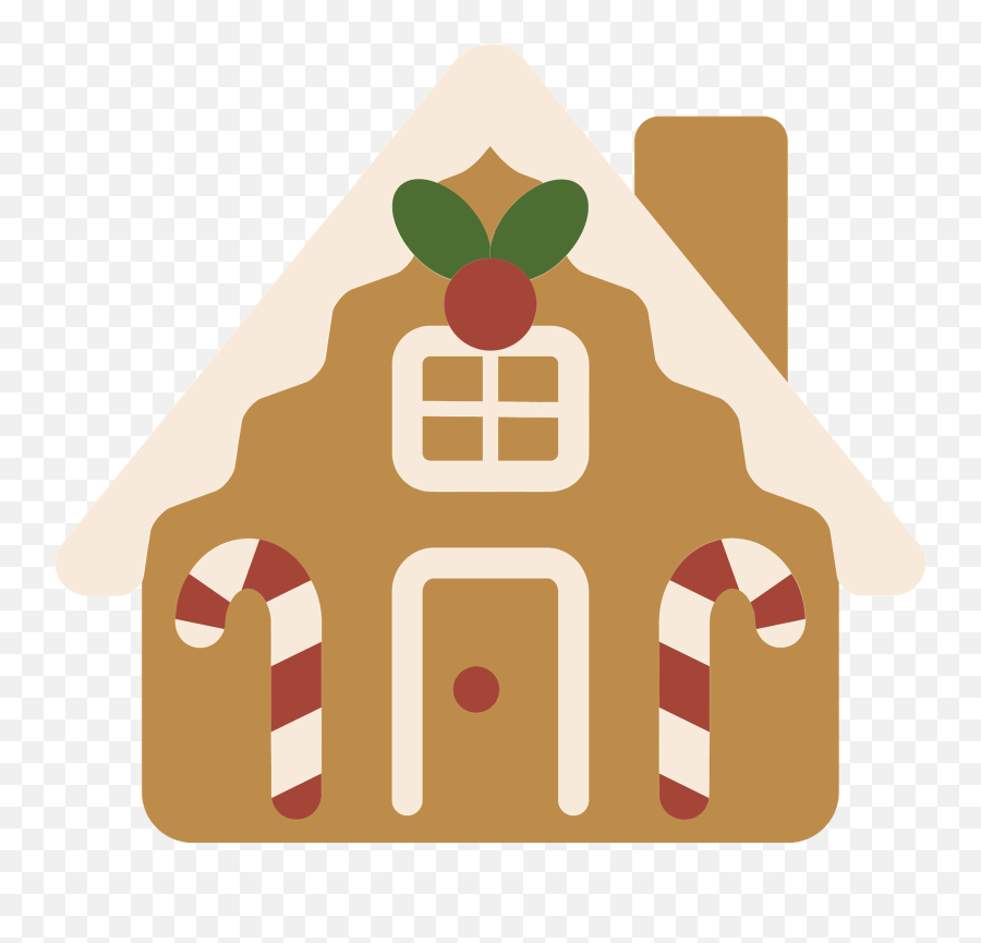 Gingerbread House Clipart Free Download Transparent Png - Clipart Of A Ginderbread House Emoji,House Clipart