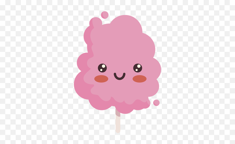 Kawaii Cotton Candy - Algodão Doce Desenho Png Emoji,Candy Transparent Background