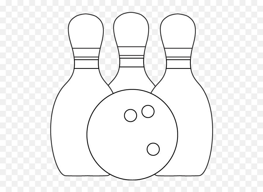 Free Bowling Clipart Black And White Download Free Clip Art - Black And White Bowling Png Emoji,Bowling Clipart