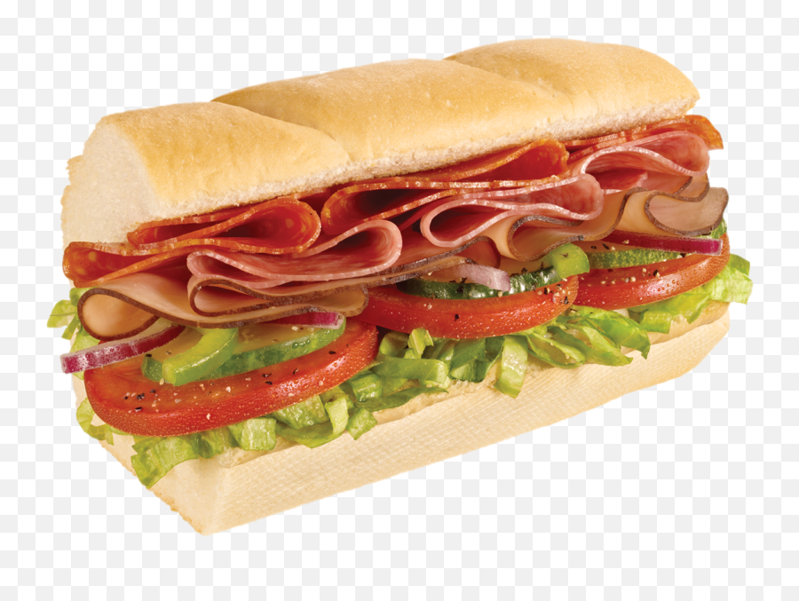 Submarine Sandwich Italian Cuisine Ham - Italian Bmt Subway Emoji,Sub Sandwich Png