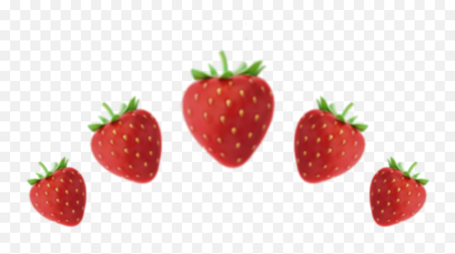 Fresa Png - Crown Fresa Background Fruit Strawberry Superfood Emoji,Strawberry Transparent Background