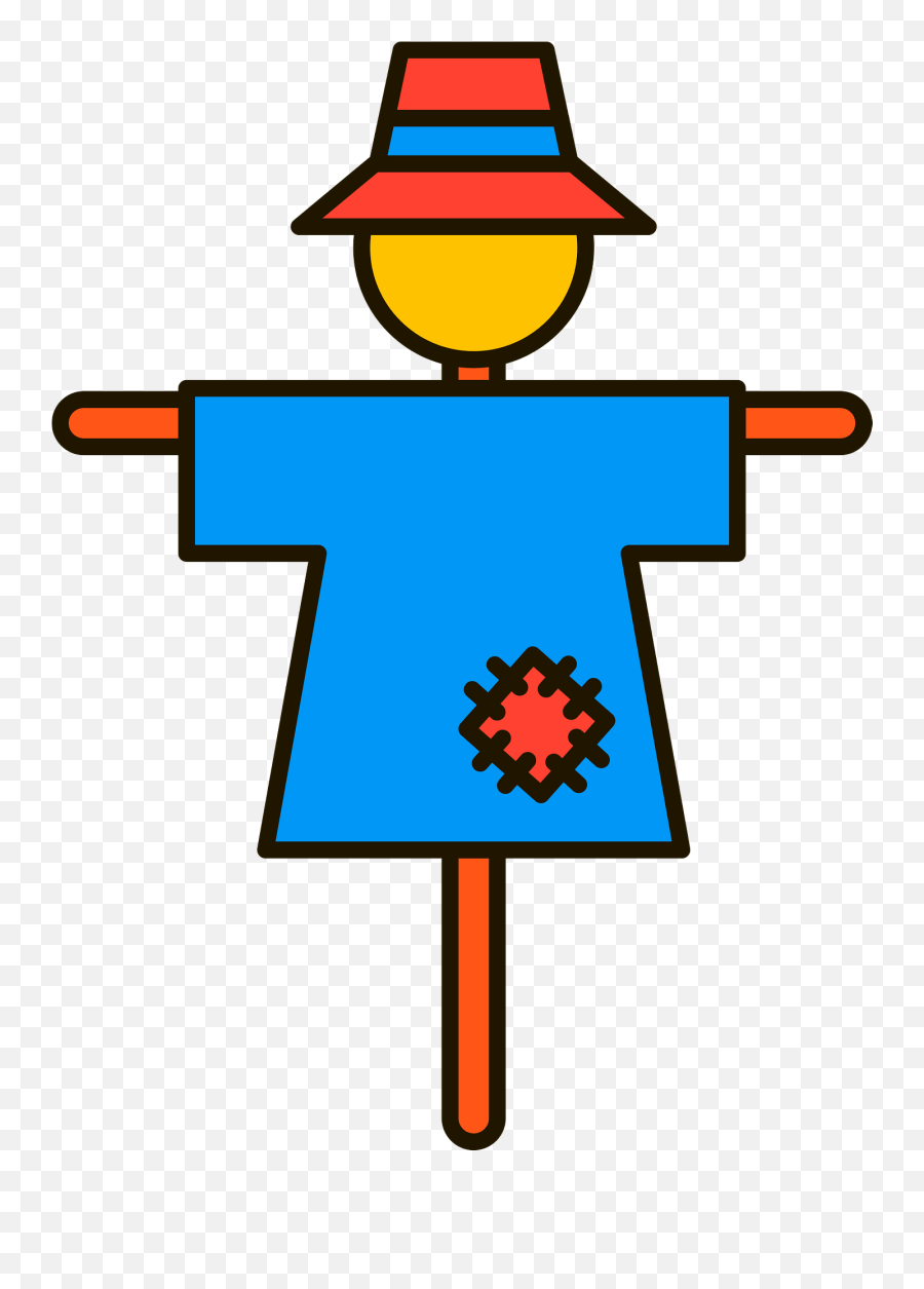 Scarecrow Clipart - Costume Hat Emoji,Scarecrow Clipart