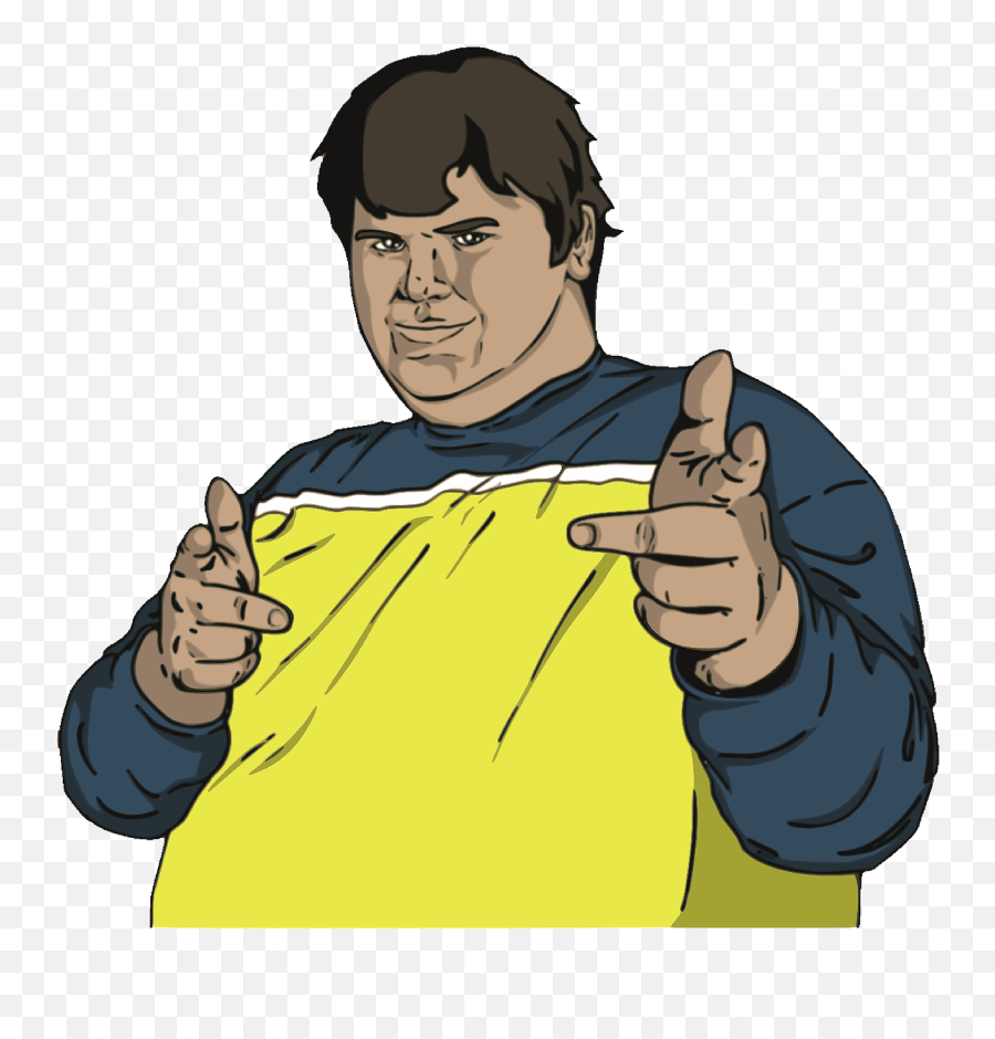 Thumbs Up Guy Clipart Transparent Png - Cool Guy Png Emoji,Fat Clipart
