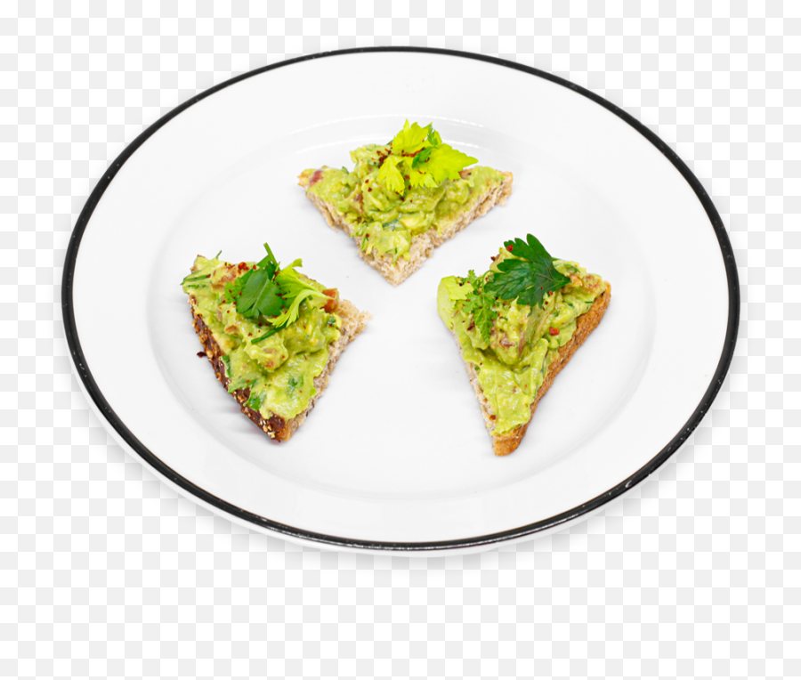 Avocado Toast - Serving Platters Emoji,White Plate Png